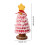 Handmade Crochet Christmas Tree Decoration Small Flocked 6