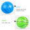 Bolas de basquete coloridas de PVC para crianças - Conjunto com 2 6