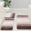 Microfiber Shaggy Bath Rug Brown Rectangular 36x24 inch 8