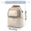 1Pc Multi Functional Cooler and Moistureproof Bag Double Layer for Mother Outdoor Working Backpack 9.4''x11.8'',Brown 3