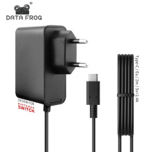 Kompatibilní s Nintendo Switch2M Long Charger – rychlý síťový adaptér pro Switch/Switch Lite/OLED, cestovní nabíječka s přímým