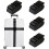 Ιμάντες αποσκευών για βαλίτσες TSA Approved Travel Belt4Pack από την Chelmon (Μαύρο) Μαύρο πλάτος 2 1