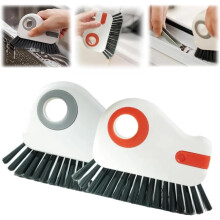 Brosse de nettoyage 2 en 1 pour rainures de portes coulissantes, rebords de fenêtres et portes de douche – Compatible avec les portes coulissantes