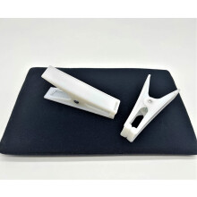 NAHANCO Giant Fitting Clip for Alterations, White Plastic - 50/Carton, Extra Large