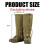 Hunting Gaiters Waterproof High-Performance 1 Pair 4