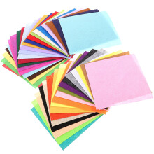 Felt Material Fabric Diy Fabric Sheets Assorted Color 15x15cm Square For Teaching Materials 40 Sheets