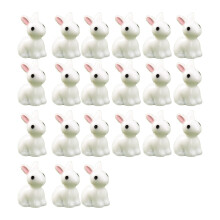 Giocattoli per bambini piccoli, regali giocattolo per bambini, mini coniglietti in resina, coniglietti in plastica, statuette di coniglietti in