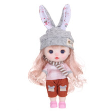 Poupée de princesse en silicone à habiller, 22 cm, multi-articulations
