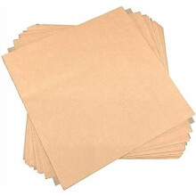 500 PCS 4x4" Unbleached Parchment Paper Squares for Baking, Separating Patties & Freezing Burgers