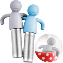 Infuseur à thé en vrac (lot de 2) - Passoire à thé fine et mignonne en acier inoxydable - Boule filtrante - Infuseur pour tasses et théières