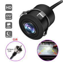 Cámara de visión trasera 1080P universal de montaje empotrado para coches, compatible con monitores.