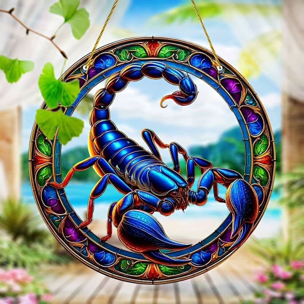 Acrylic Double-Sided Scorpion Car Mirror Ornament Â Cute Auto Interior Decor, Compatible With All Rearview Mirrors 9499224192874