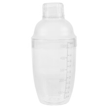 1Pack 19.0X5.6X5.6in Transparent Plastic Shaker for Cocktails and Margarita Mixer