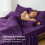 Microfiber 6-Piece Bed Sheet Set Purple 5