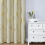Gold Wheat Leaf Print Curtains Light Blocking Thermal 2