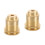 Lot de 2 douilles E27 en cuivre pour ampoule. 1