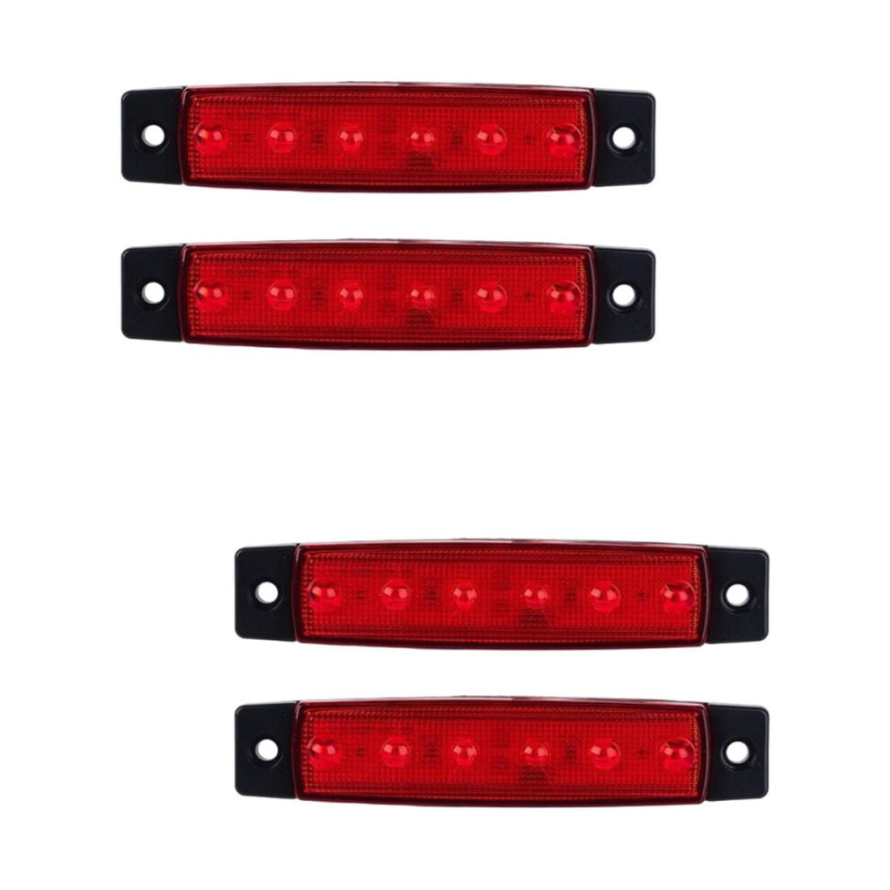 Fueenirva Trailer Taillight Side Marker Truck Indicators For Car Use 4Pcs Red 9499224192812