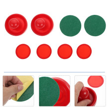 Plastic Air Hockey Puck Replacement Red 1 Set