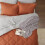 Twin XL Comforter Set Reversible Burnt Orange 5-Piece 1