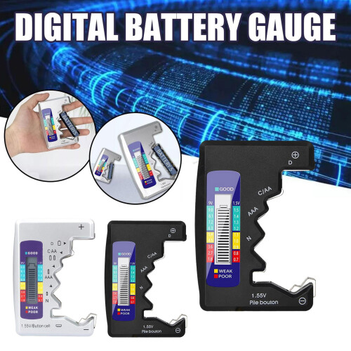 Digital Battery Tester LCD Display Button Cell Battery Capacity Check 2