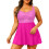Γυναικείο σετ μαγιό tankini για μέτριο μέγεθος, plus size 1