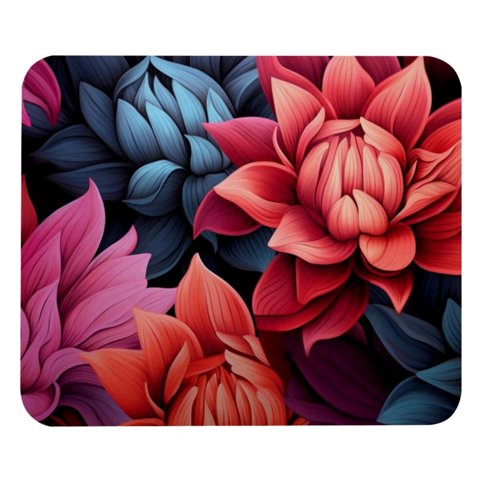 Flower Petal Mouse Pad Rubber Gaming Office Mat 922042468542