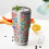 Ποτήρι Pioneer Flower 30oz με λουλουδάτο μοτίβο, διπλό τοίχωμα, μονωμένο με κενό αέρος, 4