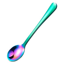 Mini-Löffel, kleine Löffel für Zucker, Gewürze, Gläser, Küchenkleinutensilien, blau