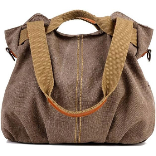 Γυναικείες τσάντες γυναικών Vintage Hobo καμβά καθημερινή τσάντα ώμου Tote τσάντα αγορών