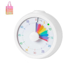 Visual Timer for Kids and Adults White Silent Countdown