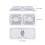 Plafoniera interna a LED per camper, 12V, 48 LED, bianca, 1 pezzo 7