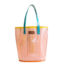 Sac de plage transparent en PVC – Grand sac en plastique pour femmes, sac de natation et de courses portable