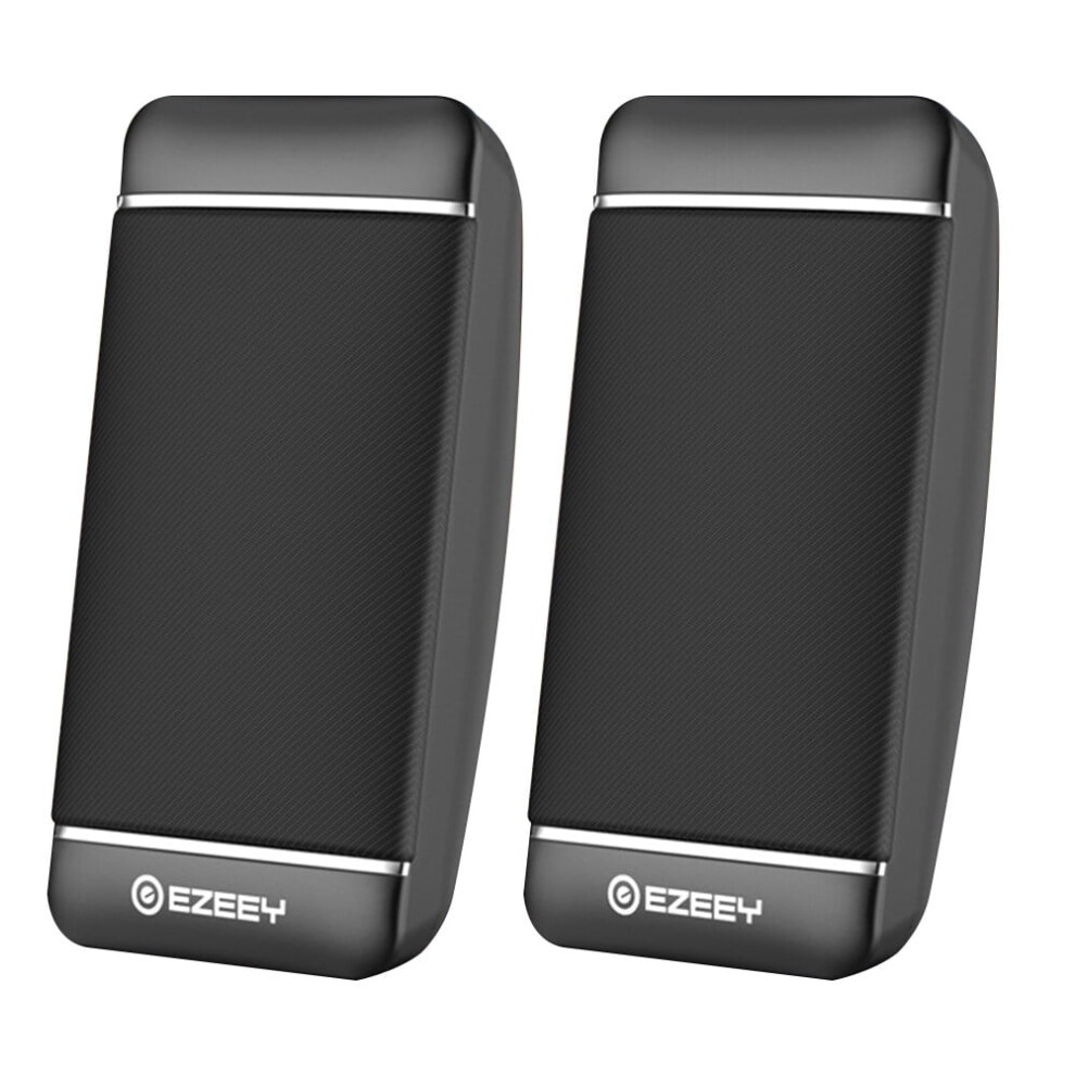 1 Pair Usb Loudspeaker Practical Desktop Computer Speakers For Home Use 9340258186516