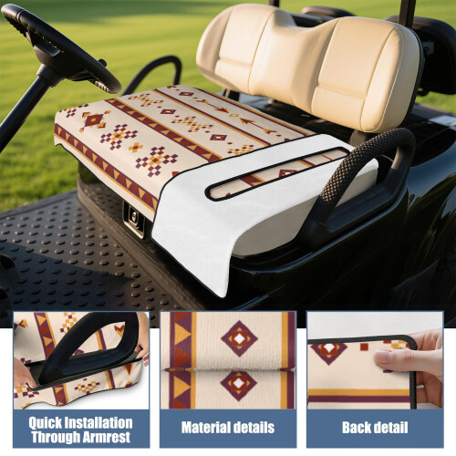 Golfvognssædebetræk Mikrofiber Universal 51x31 Tommer 2