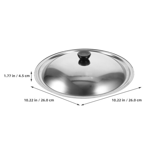 Thickened Stainless Steel Pan Lid Replacement for Kitchen Pots 1