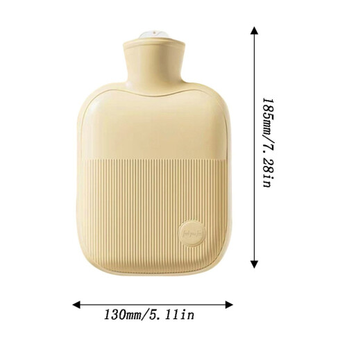 Σακούλα ζεστού νερού 500ml, Επαναχρησιμοποιήσιμο λαστιχένιο μπουκάλι, Ζεστή 2