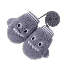 Toddler Soft Cartoon Gloves Kids Baby Boys Girls Winter Warm Knit Full Finger Mittens