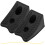 FRCOLOR wheel chock wedge vehicle stopper black 2 pcs 1