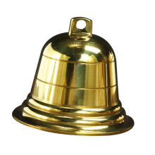HOMYL DIY Messingglocke zum Aufhängen, robust für Windspiele, leicht, handgefertigt, 5 cm