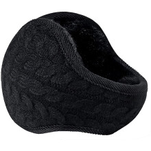 Unisex-Ohrenschützer aus warmem Strick, Damen-Ohrenwärmer aus Kaschmir, Winter, einfarbig, für Outdoor-Aktivitäten, verstellbarer Halswärmer