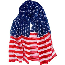 Lenço feminino leve de chiffon com estampa floral, ideal para primavera, verão, inverno e outono. Perfeito para usar como xale ou echarpe.