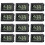 Digital Electronic Thermometer Hygrometer, Mini Fahrenheit () LCD Display 12PCS 1