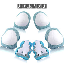 Kids Protective Gear Set - Knee Pads, Elbow Pads, and Wrist Guards for Skating, Cycling, Rollerblading, Scooter - Toddler to Teen Size (3-10 Years)