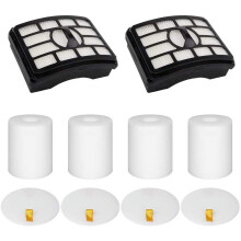 Filtre de vid, pachet de 2/4, compatibile cu Rotator Pro Lift-Away NV500-NV552, UV560, NV642, ZU780-ZU785, piesa XFF500/XHF500