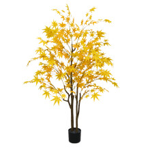Sapin d'érable artificiel, 1,2 m/1,5 m/1,8 m, pré-pot, décoration d'automne pour la maison et le bureau