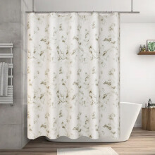 Rideau de douche en plastique imperméable épais et résistant à la moisissure avec