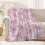 Pluche flanellen plaid met strik 5