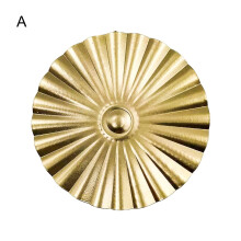 Hanging Round Metal Wall Decoration Easy Installation Iron Reflecting Sunlight Round Wall Ornaments Garden Decor Wa