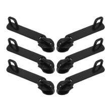6pcs Nylon Zipper Pulls Head Zipper Head Single-Layer Luggage Lock Hole Replacement Zipper Slider Repair Waterproof Zipper Puller For Travel Outdoor