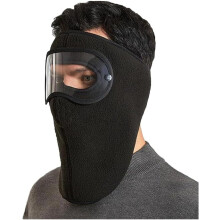 Balaklava Fleece Skimaske for Menn og Kvinner Varm Vindtett Vintermaske med Vernebriller – Perfekt for Sykling, Fotturer og Utendørs